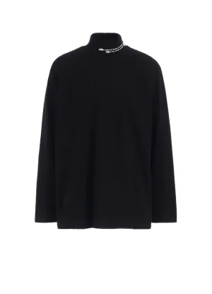 20/COTTON JERSEYBlack is ModestHIGH NECK T-SHIRT