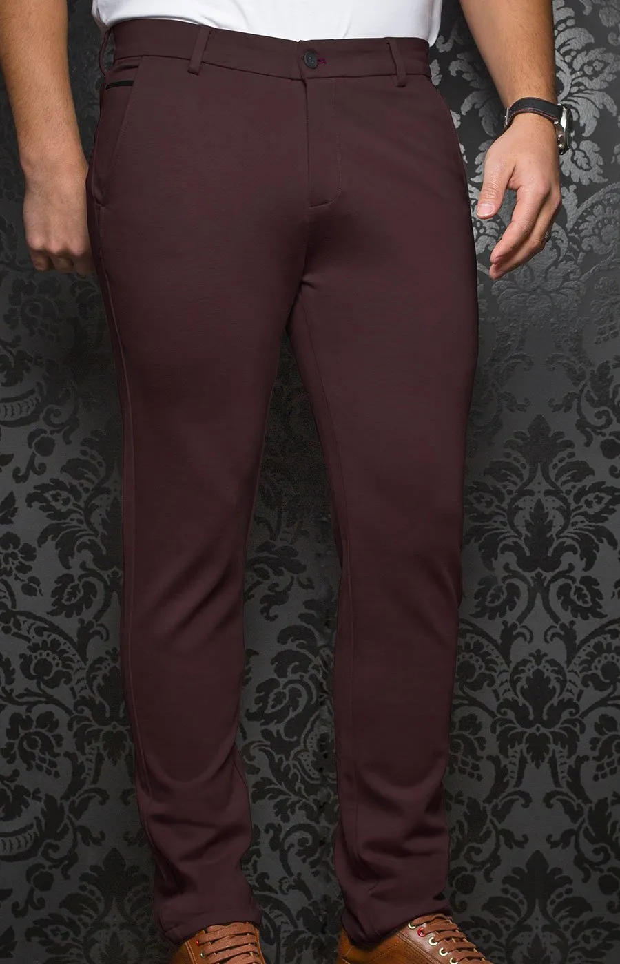 AU NOIR PANTS |  BERETTA, wine