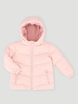 Baby Girls Pink Puffer