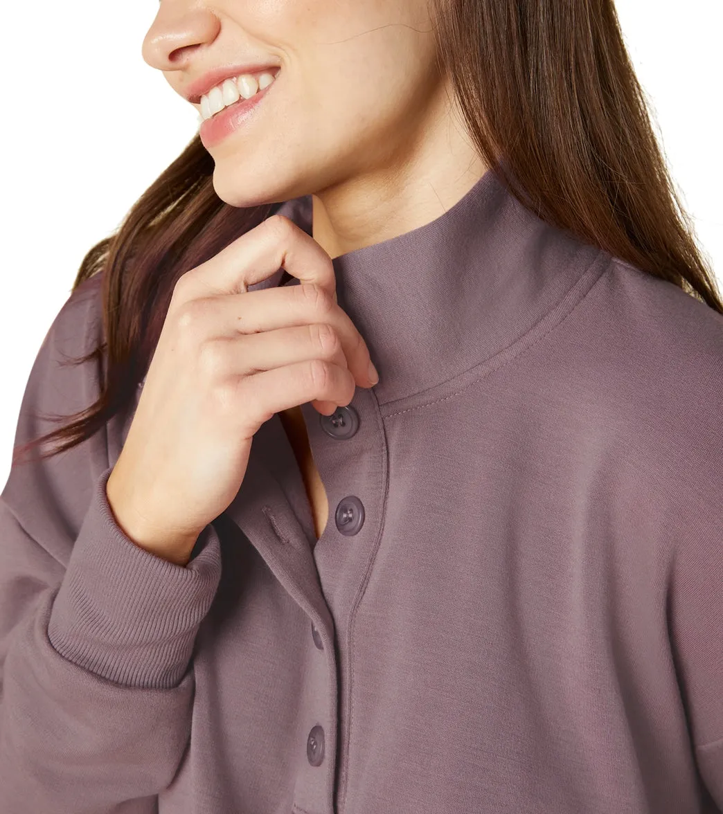 Beyond Yoga East Coast Button Pullover