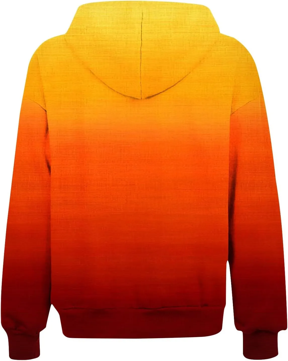 Bidobibo Zip Up Hoodie Women Gradient Color Pattern Zipper Hooded Plus Size Jacket Oversized Tunic Sweatshirt for Women