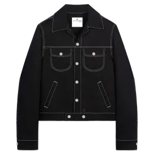 Black Denim Trucker Jacket
