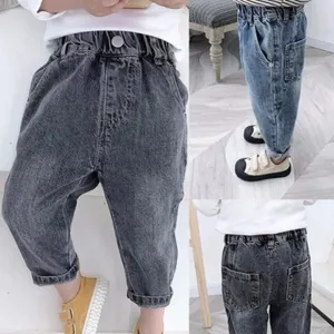 Boys Solid Causal Pants Wholesale Boys Jeans