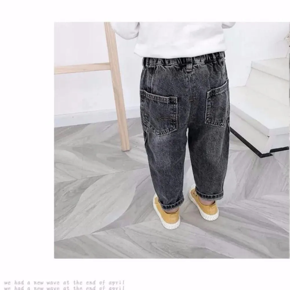 Boys Solid Causal Pants Wholesale Boys Jeans