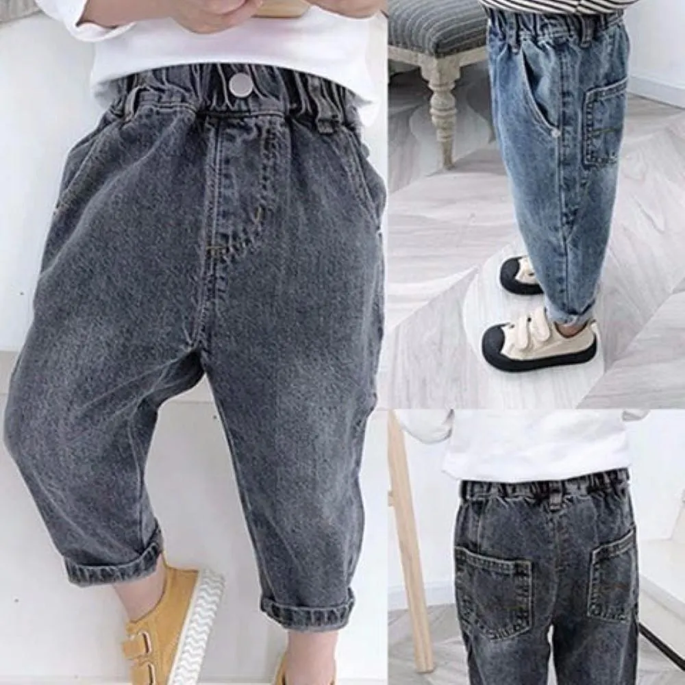 Boys Solid Causal Pants Wholesale Boys Jeans