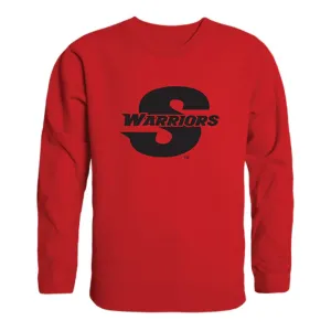 California State University Stanislaus Warriors Crewneck Pullover Sweatshirt Sweater Red