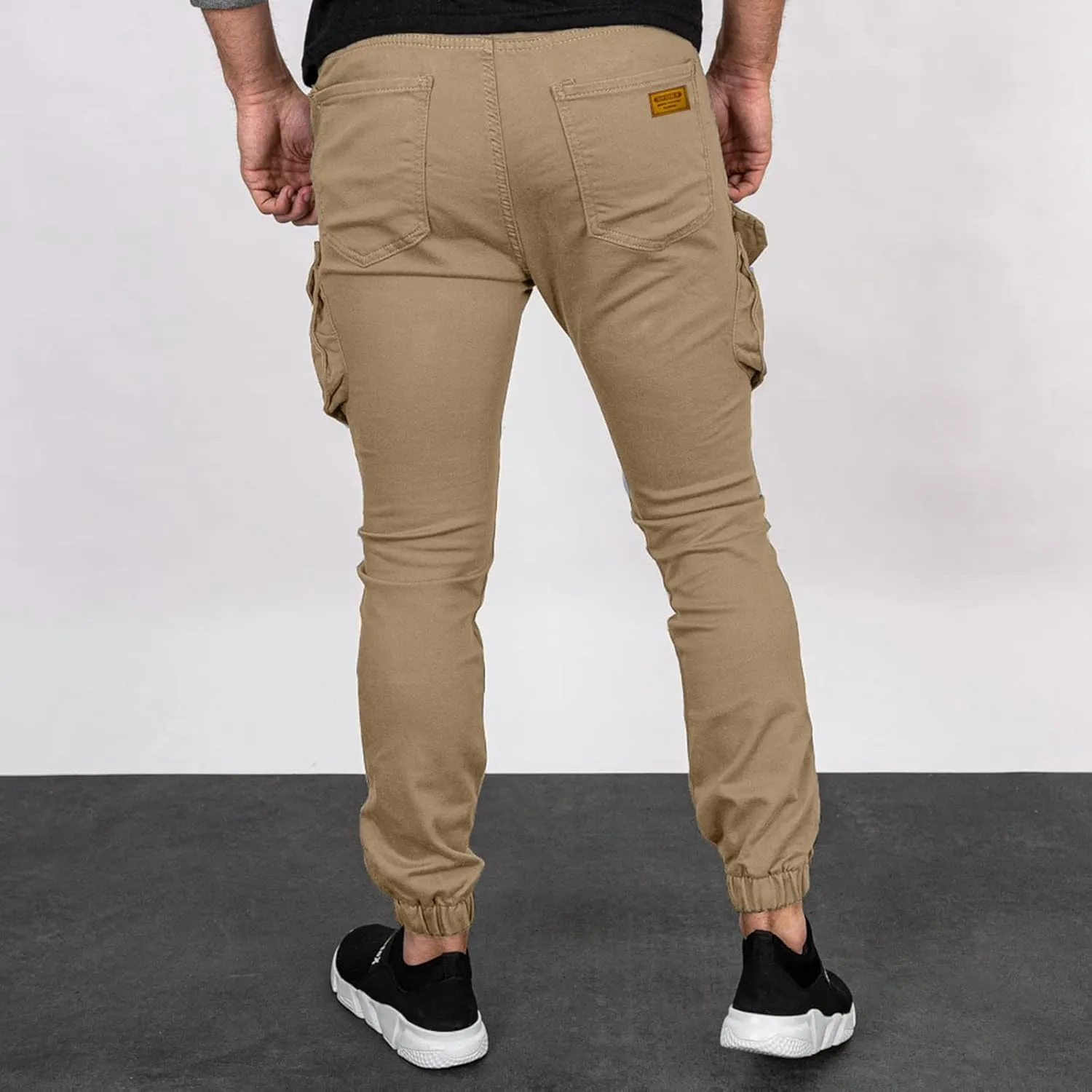 Cargo Sweatpants for Men Mens Lounge Pants Sport Trousers with Pockets Mens Sweatpants Slim Fit Sports Active Joggers