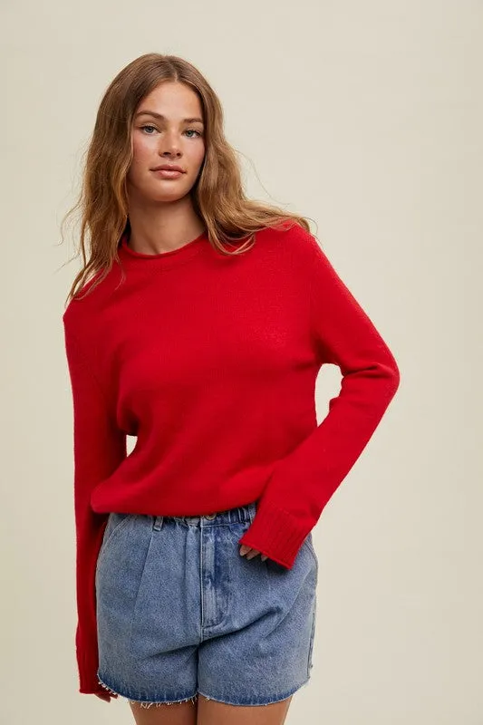 Cherry Red Sweater