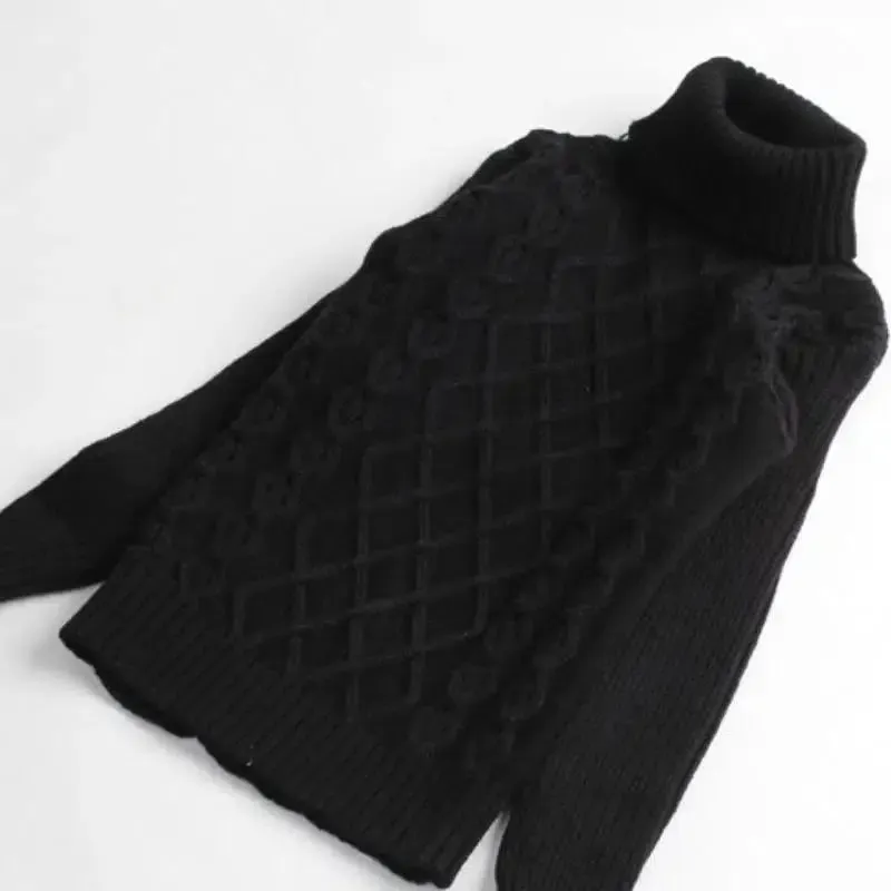 Children's Knitted Turtleneck Sweaters