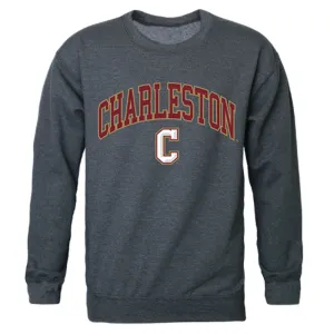 COFC College of Charleston Campus Crewneck Pullover Sweatshirt Sweater Heather Charcoal