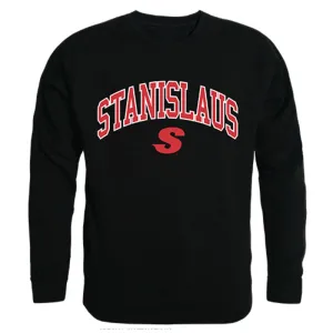 CSUSTAN California State University Stanislaus Campus Crewneck Pullover Sweatshirt Sweater Black