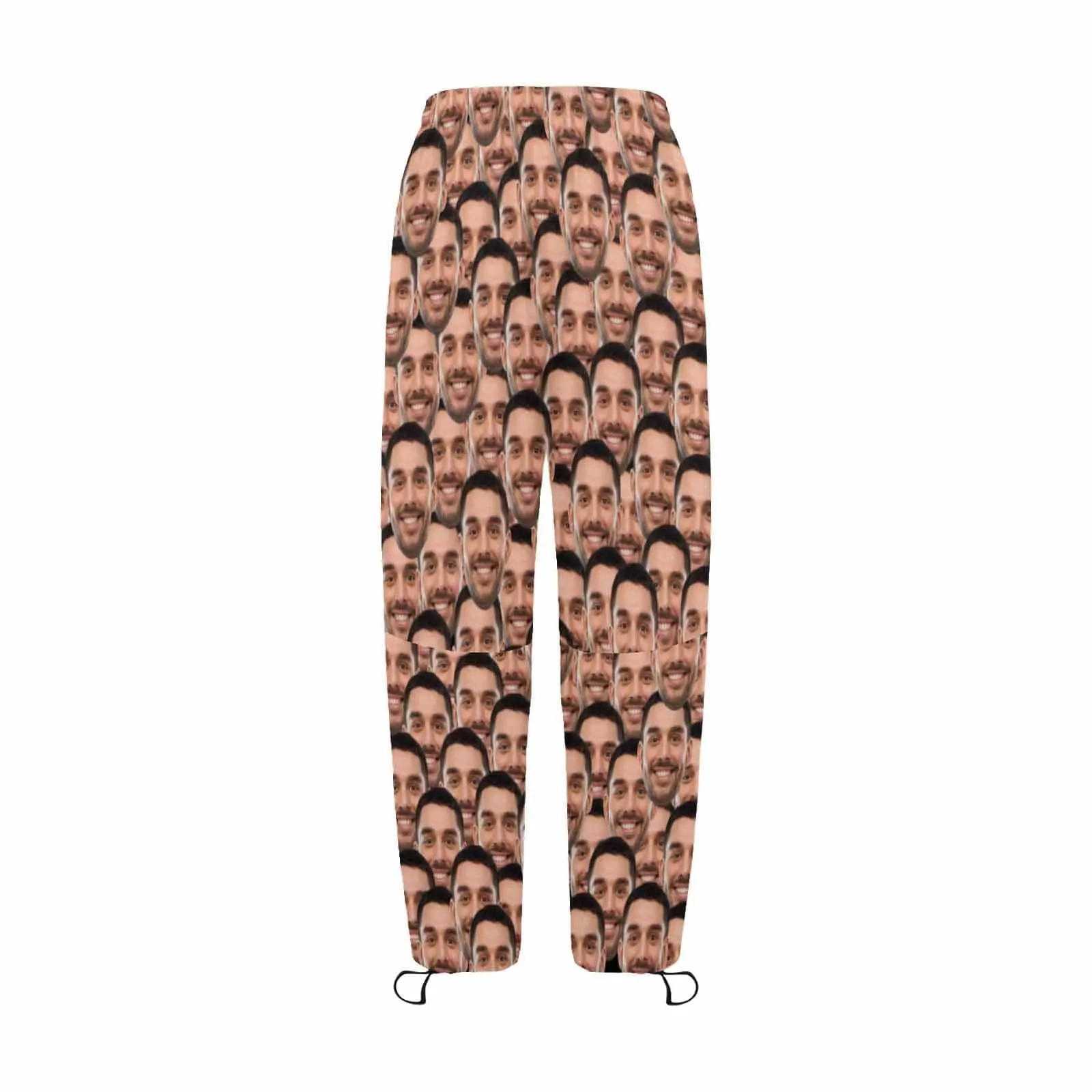 Custom Face Quick Dry Pants Couple's All Over Print Casual Elastic Drawstring Pants Personalized Pants