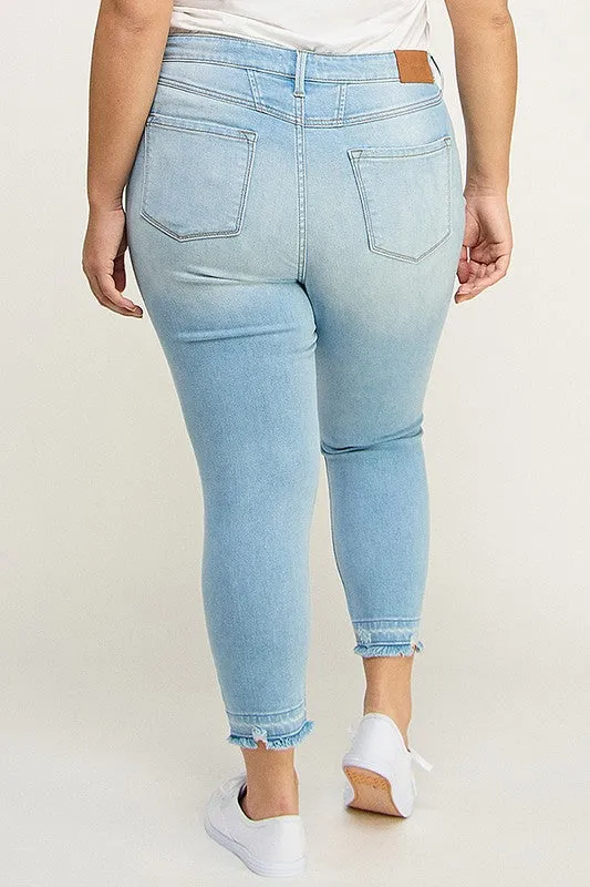 Eden Plus High Rise Crop Skinny