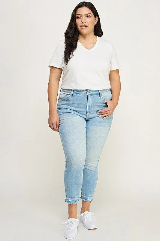 Eden Plus High Rise Crop Skinny