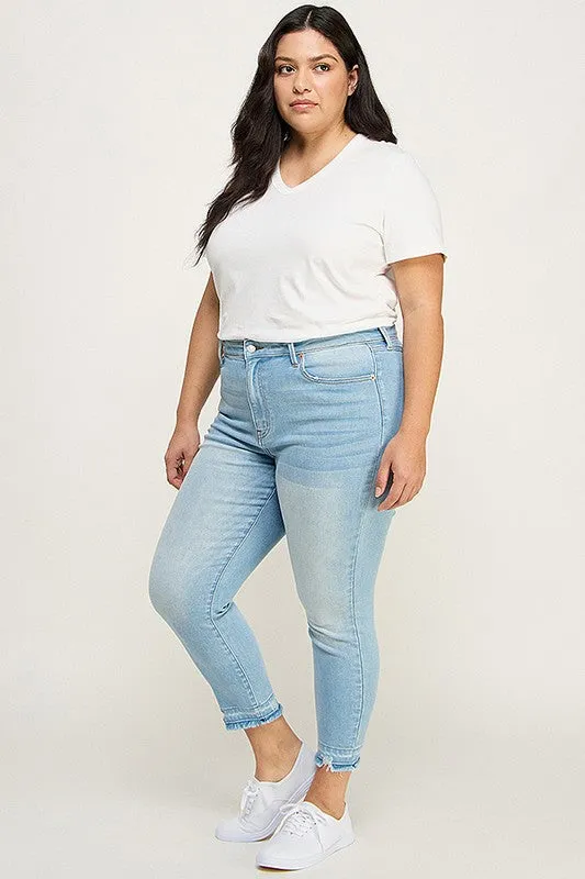 Eden Plus High Rise Crop Skinny