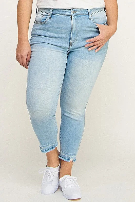Eden Plus High Rise Crop Skinny