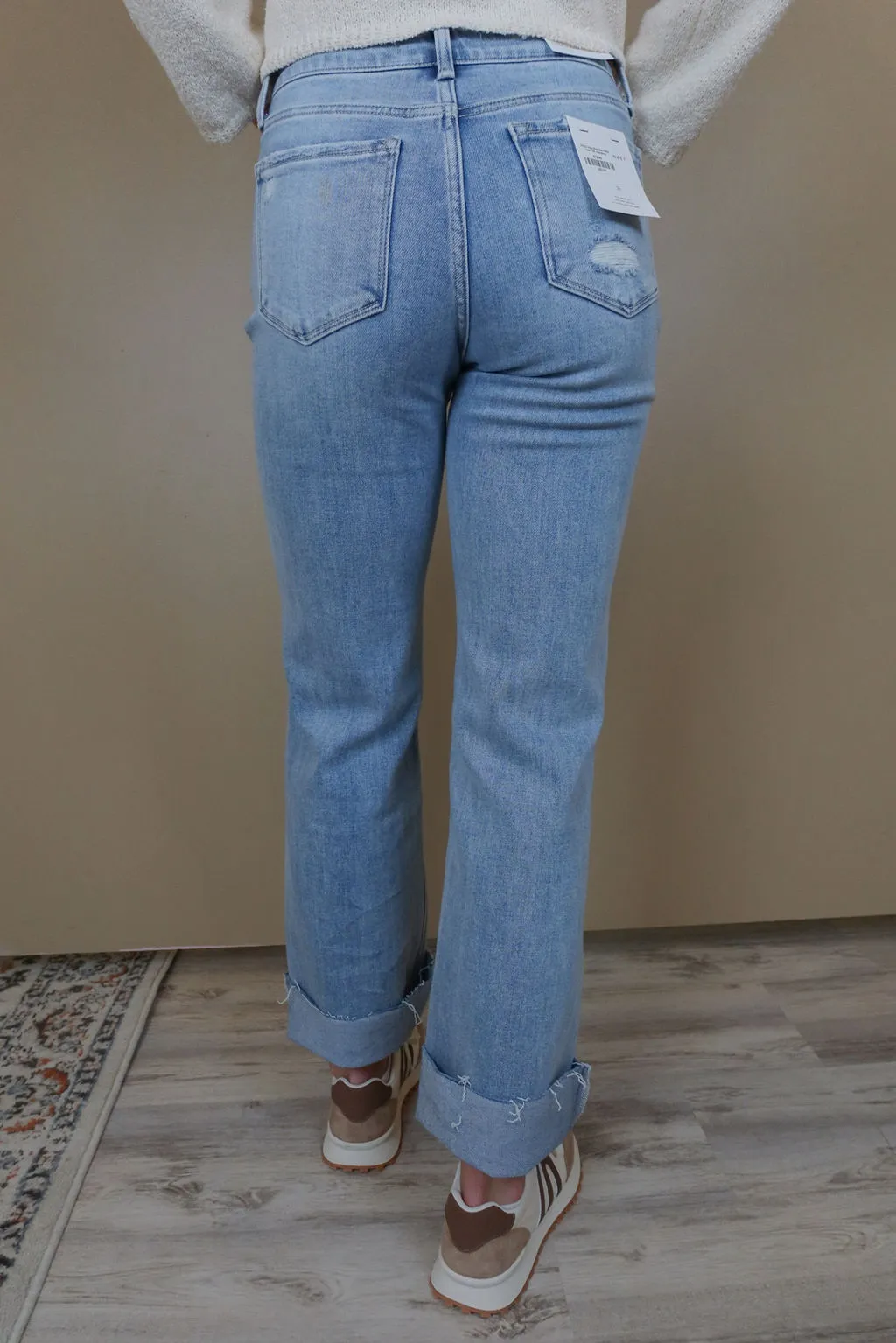 Flying Monkey High Rise Slim Wide Jean