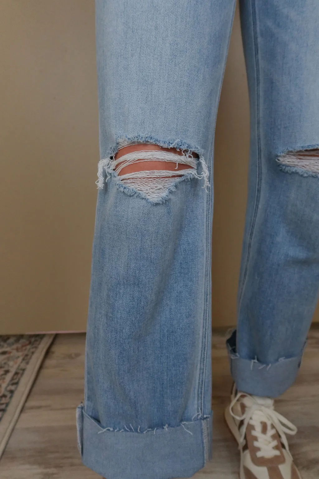 Flying Monkey High Rise Slim Wide Jean