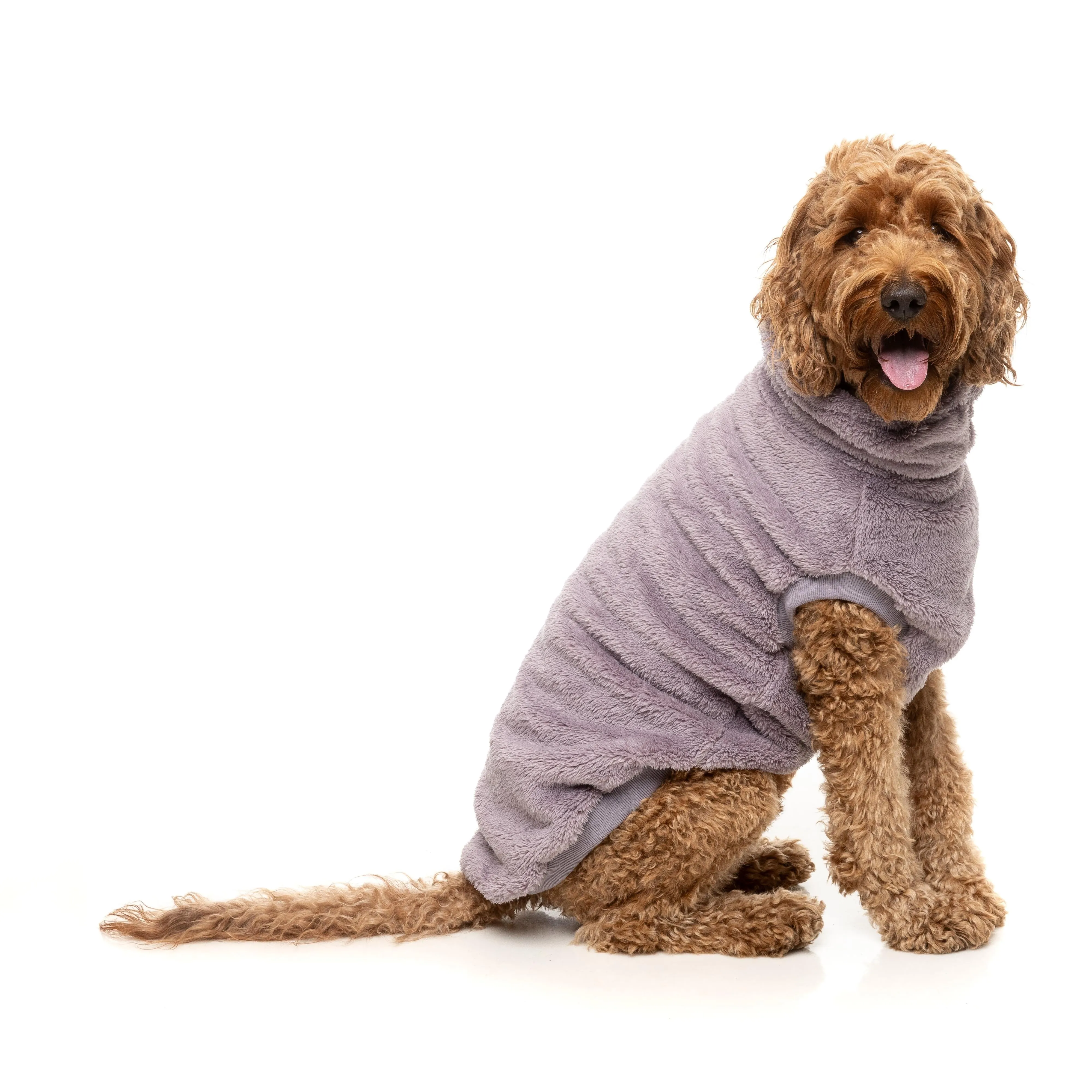 FuzzYard Dog Apparel Turtle Teddy 25 Sweater Lavender Size 6