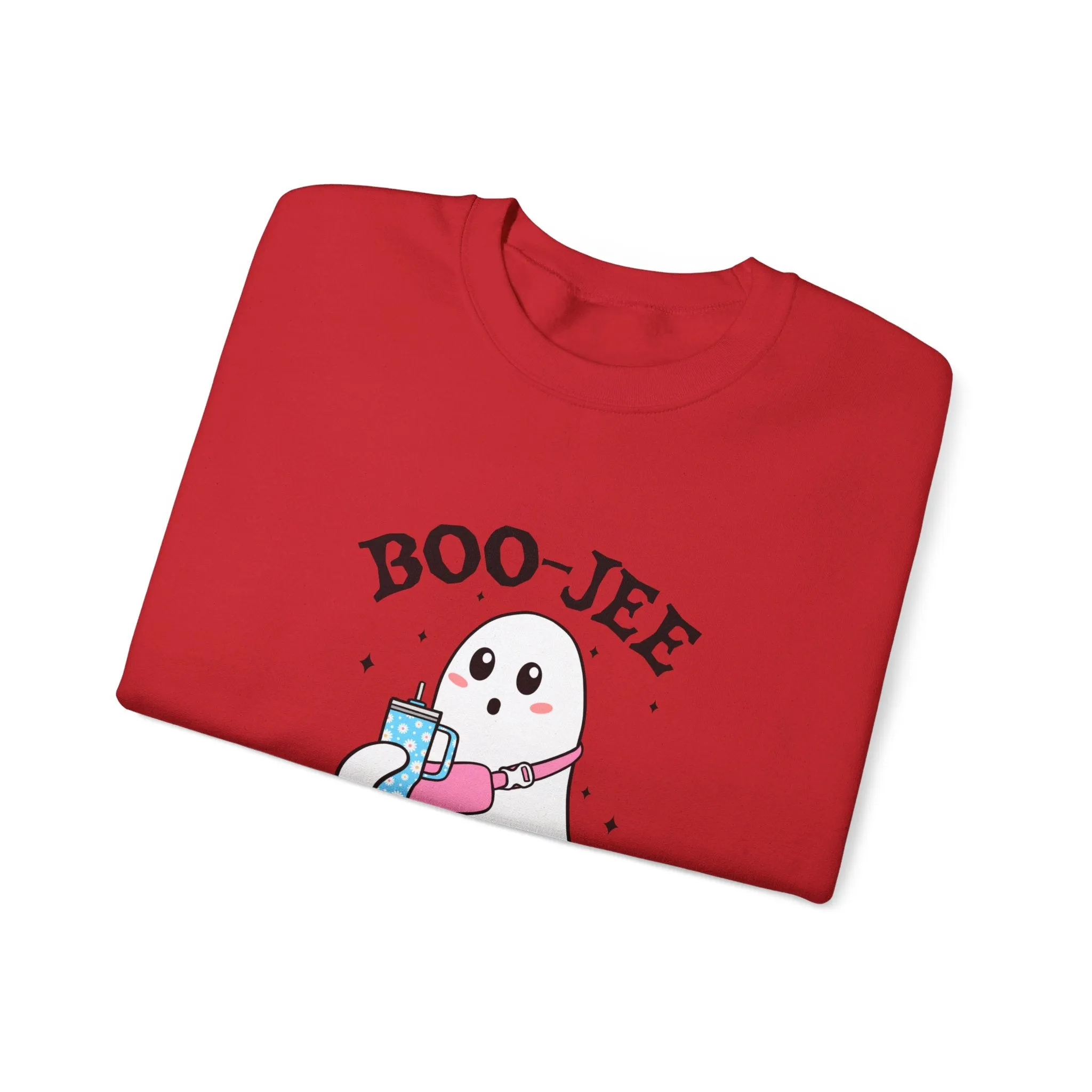 Ghost Boo-jie Halloween Stylish Ghost Fall vibes Unisex Heavy Blend™ Crewneck Sweatshirt