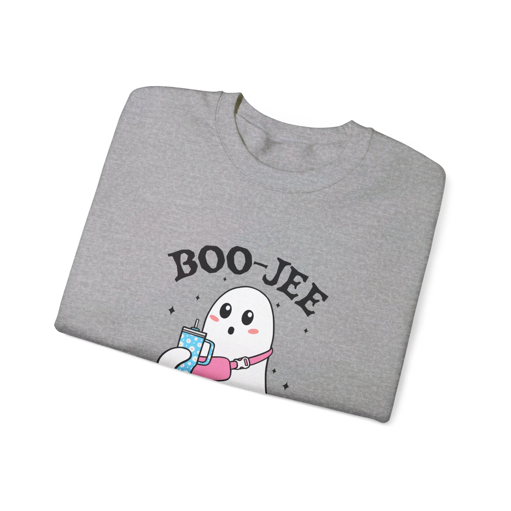 Ghost Boo-jie Halloween Stylish Ghost Fall vibes Unisex Heavy Blend™ Crewneck Sweatshirt
