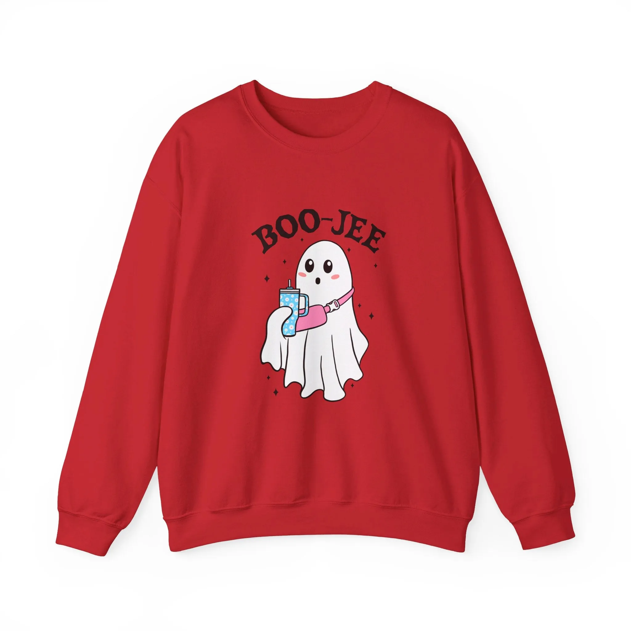 Ghost Boo-jie Halloween Stylish Ghost Fall vibes Unisex Heavy Blend™ Crewneck Sweatshirt