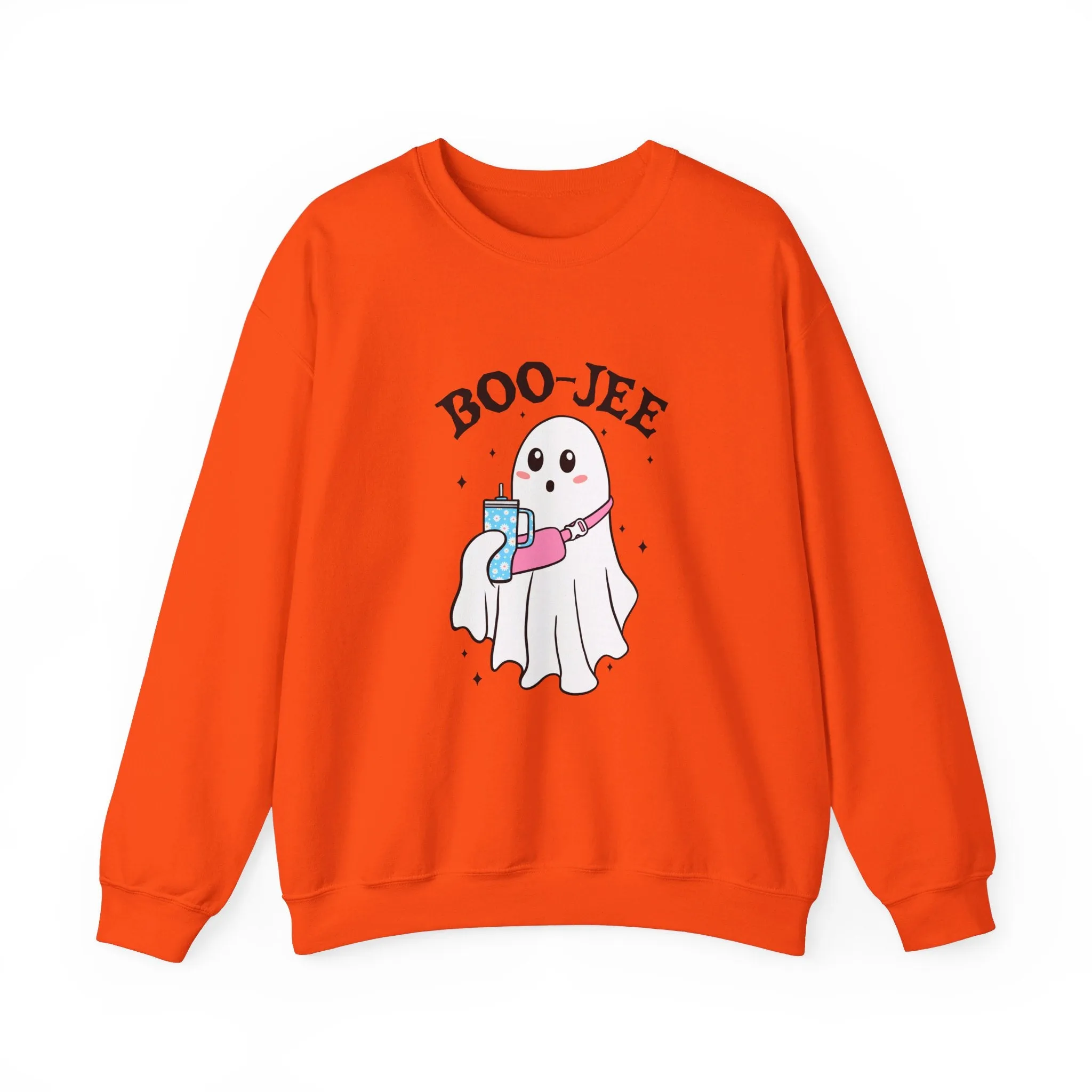 Ghost Boo-jie Halloween Stylish Ghost Fall vibes Unisex Heavy Blend™ Crewneck Sweatshirt