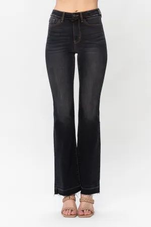 Judy Blue La-la Edgy Black Slim Bootcut Jeans