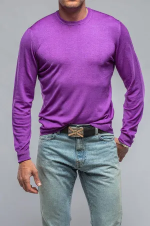 Kane Merino Crew In Purple