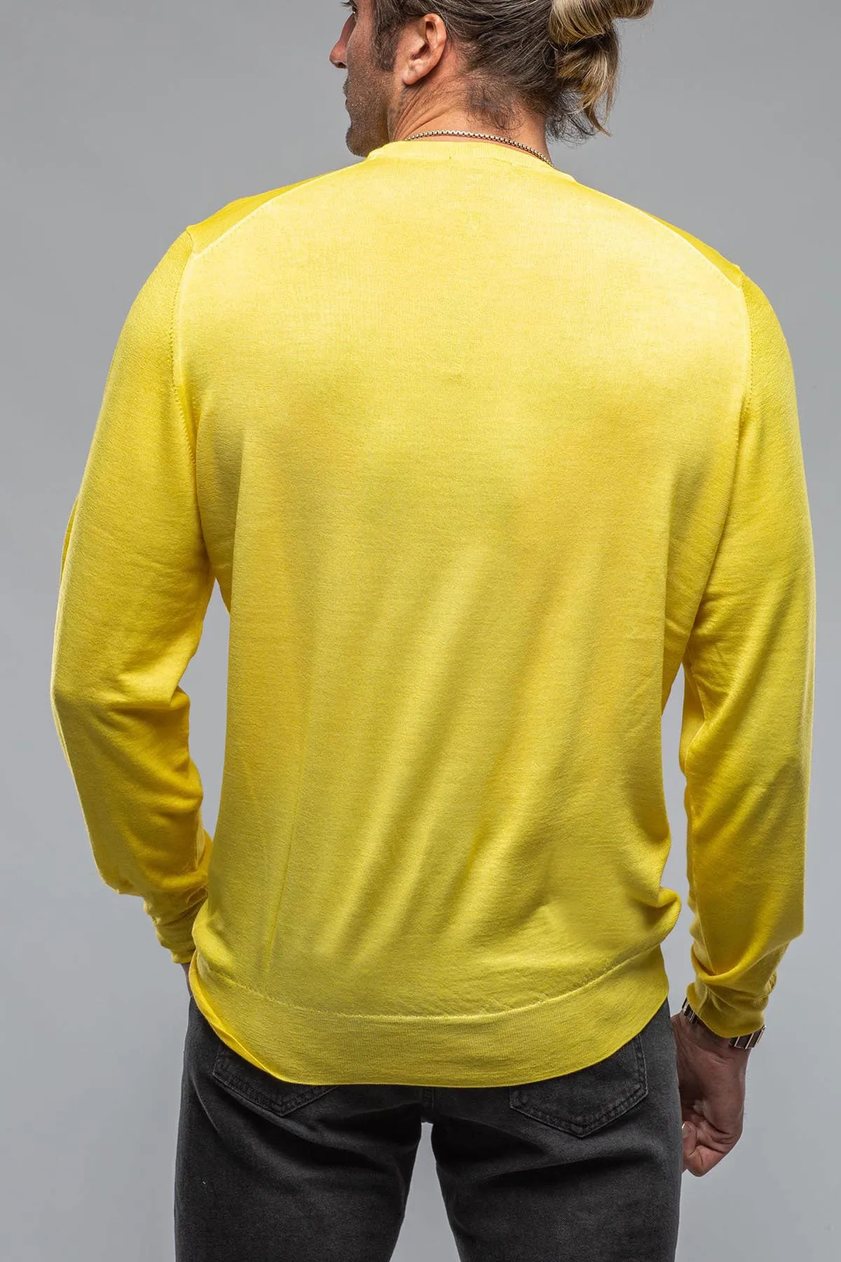 Kane Merino Crew In Yellow