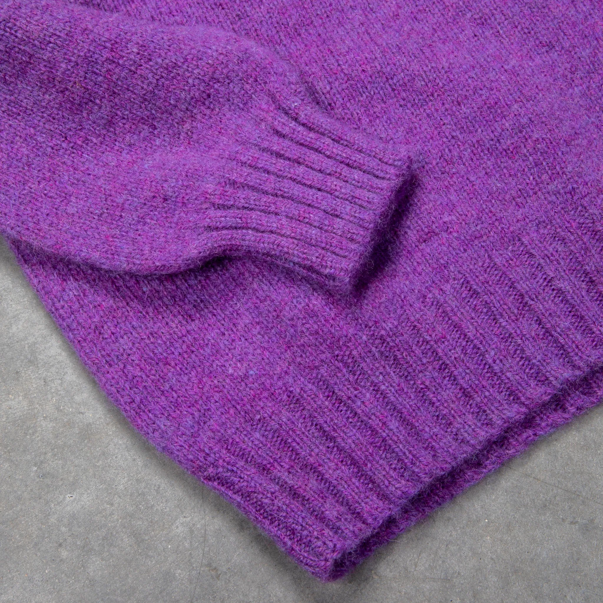 Laurence J. Smith Super Soft Seamless Roll Neck Pullover New Amethyst