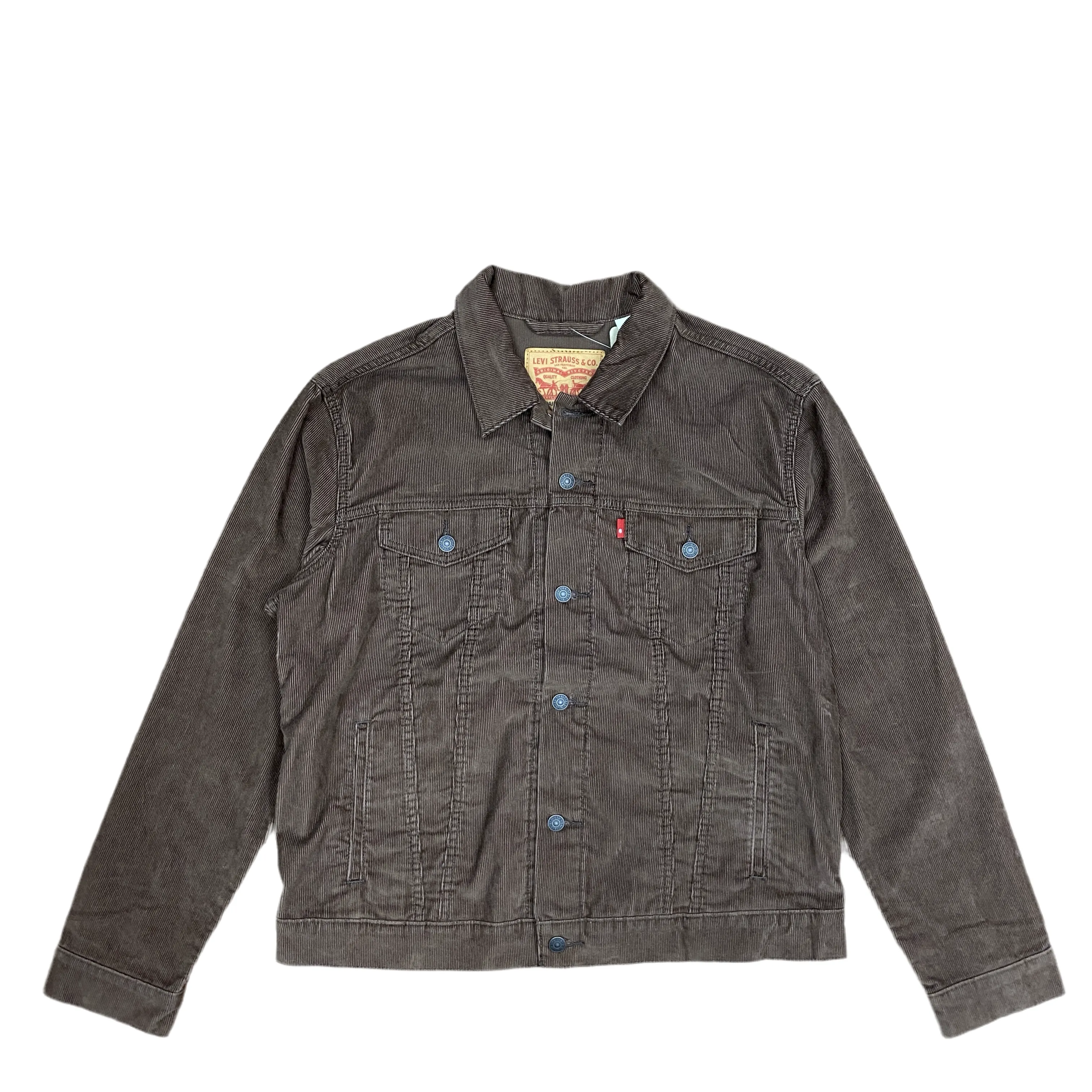 Levis Strauss & Co CORDUROY TRUCKER  JACKET Men’s - BROWN