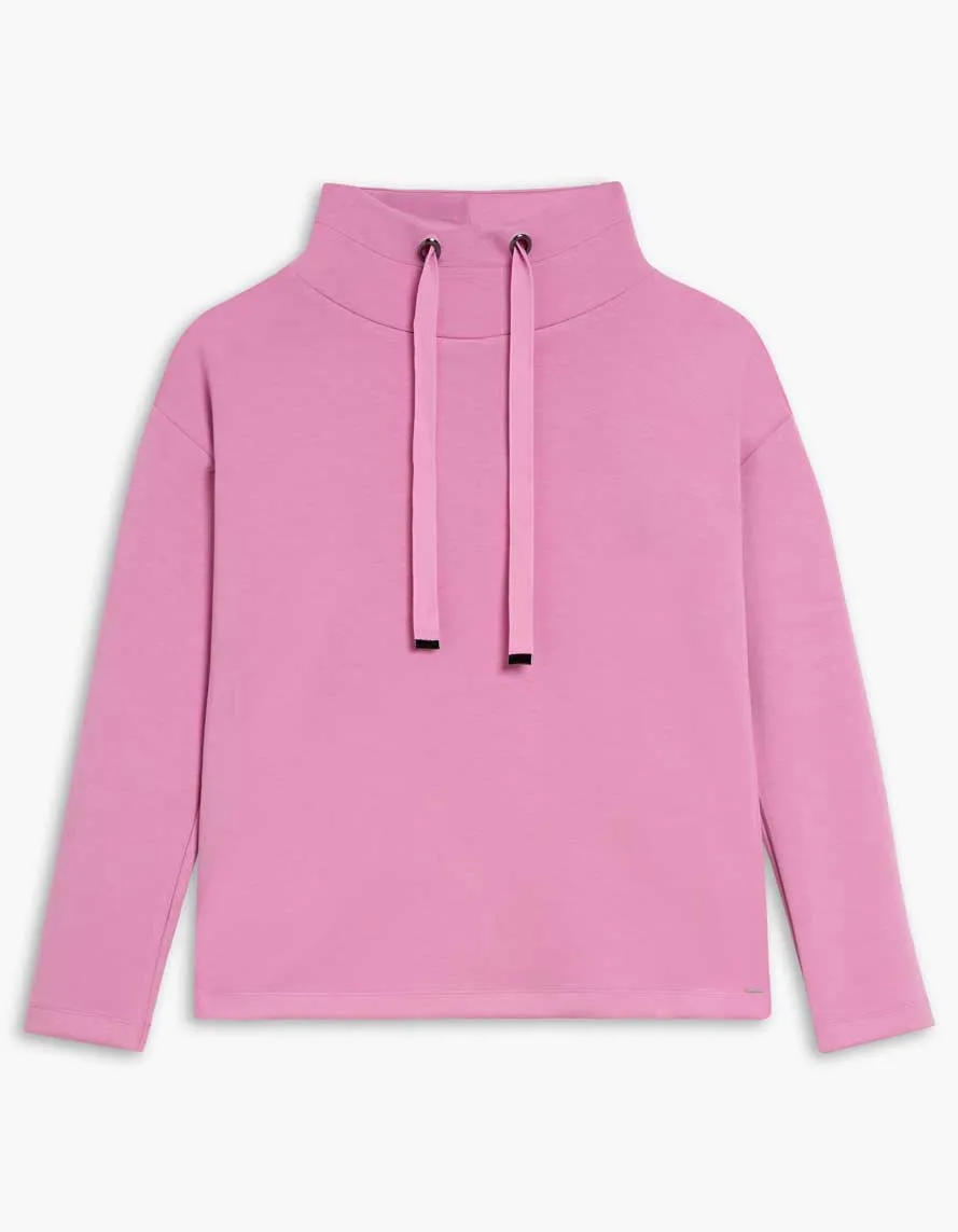 Lois Roxane Longsleeve Mock Neck Sweatshirt - 2235