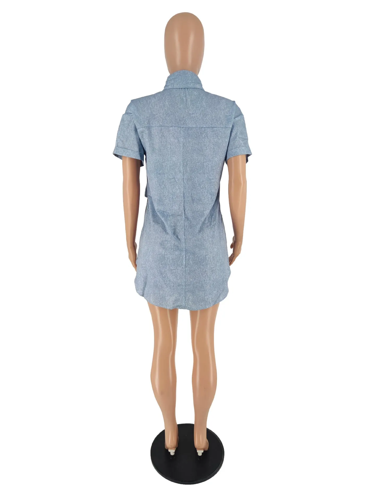 MB FASHION Sublimation Print Button-Up Short-Sleeve Shirt 8386LY