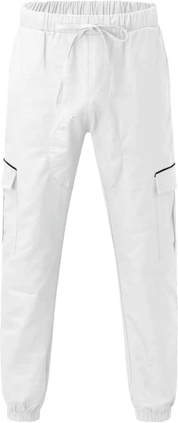 Mens Sweatpants Joggers Pants Man Jogger Cycling Waterproof Outdoor Trousers with Pockets Mens Fashion Joggers Sports