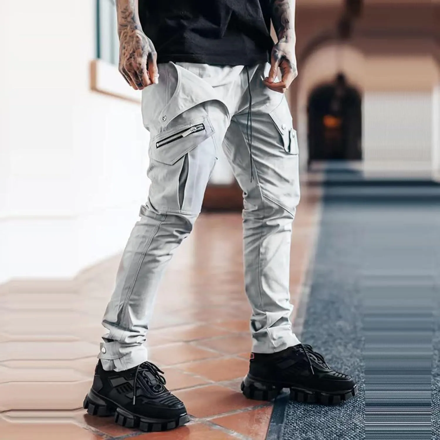 Mens Sweatpants with Pockets Big and Tall Sweatpants for Workout and Running Trousers Sweat Pants for Men Men's Basic