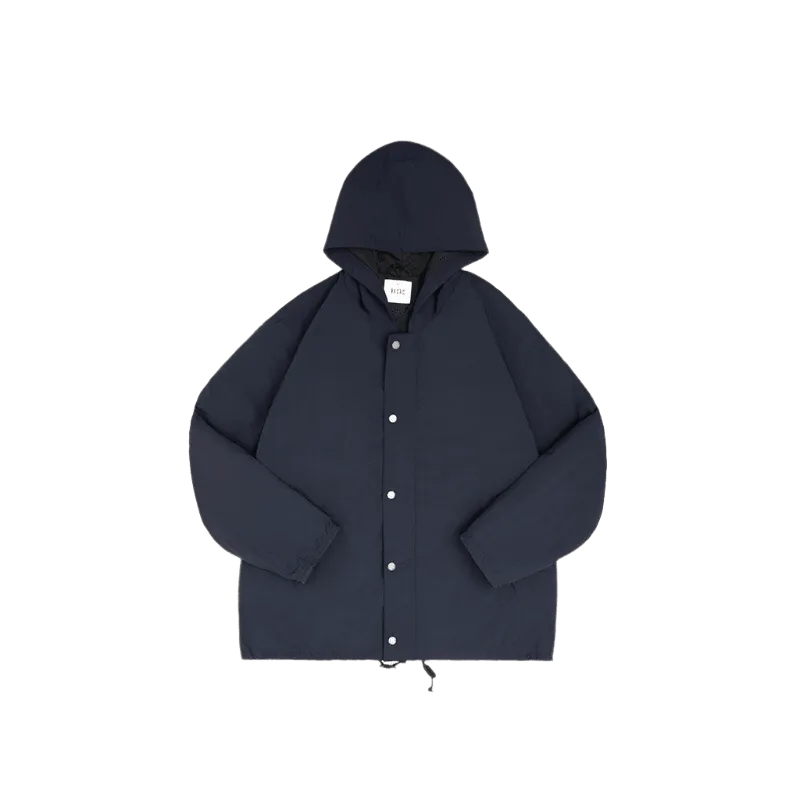 Navy Blue Parka Jacket