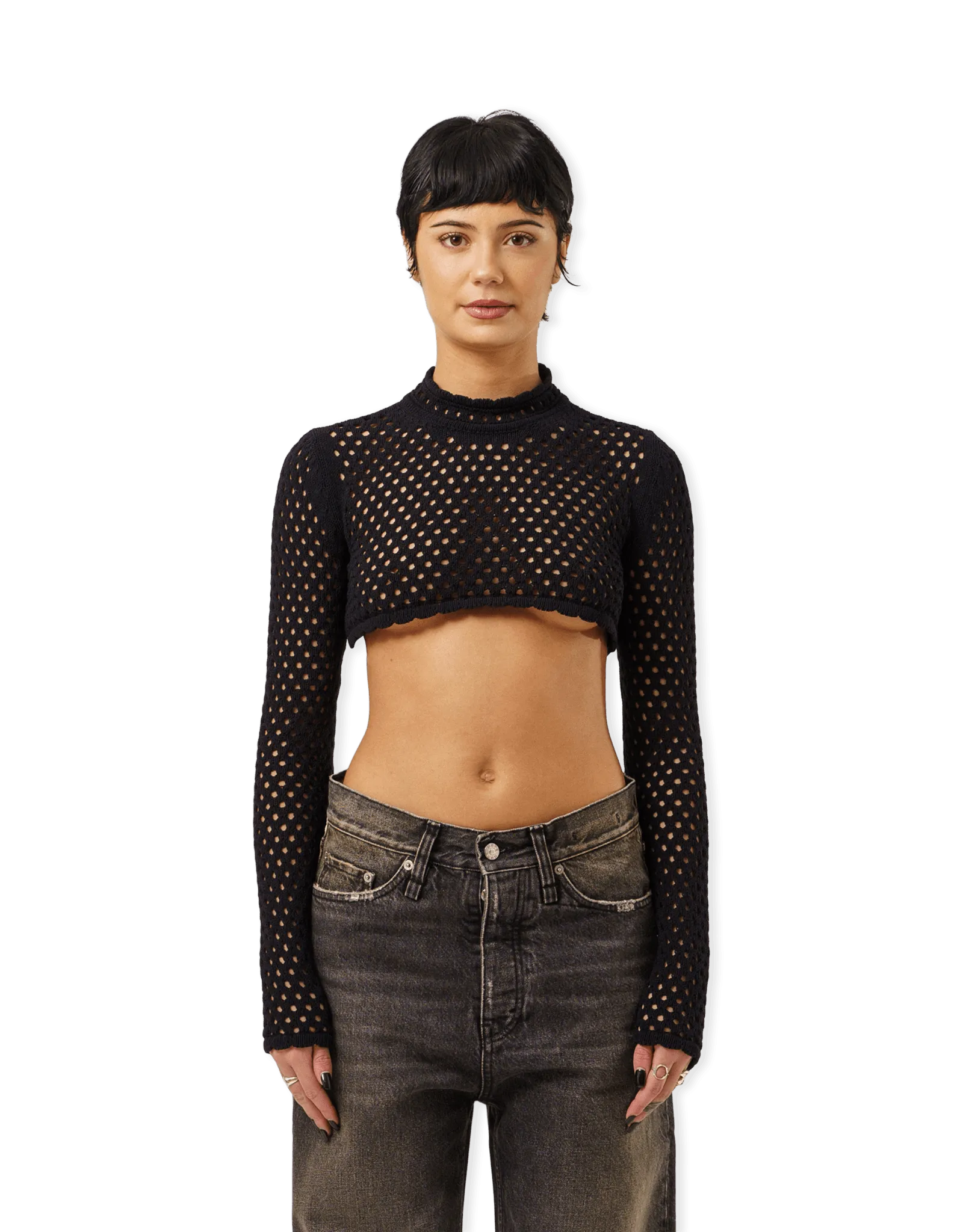 Open Knit Sweater