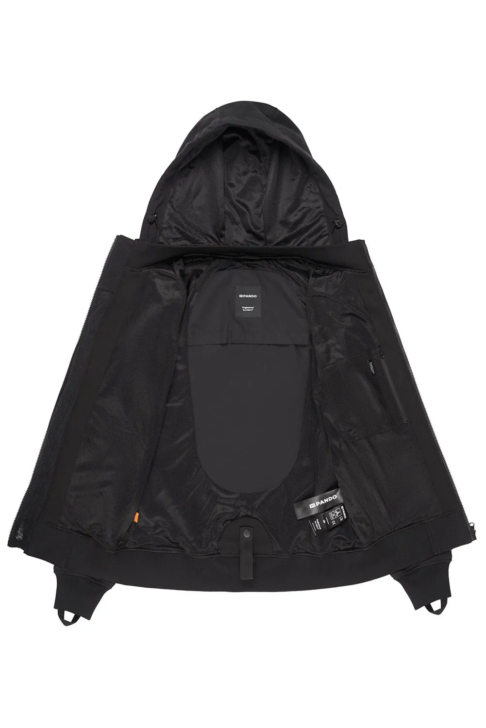 Pando Moto - PHANTOM MOTO HOODIE BLACK