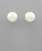 Pearl Post Earrings