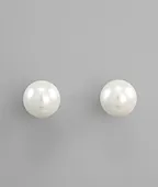 Pearl Post Earrings