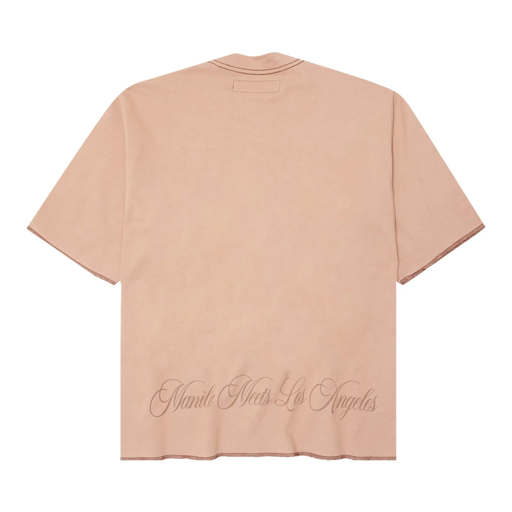 "CROWN OF THORNS" TEE IN WHEAT