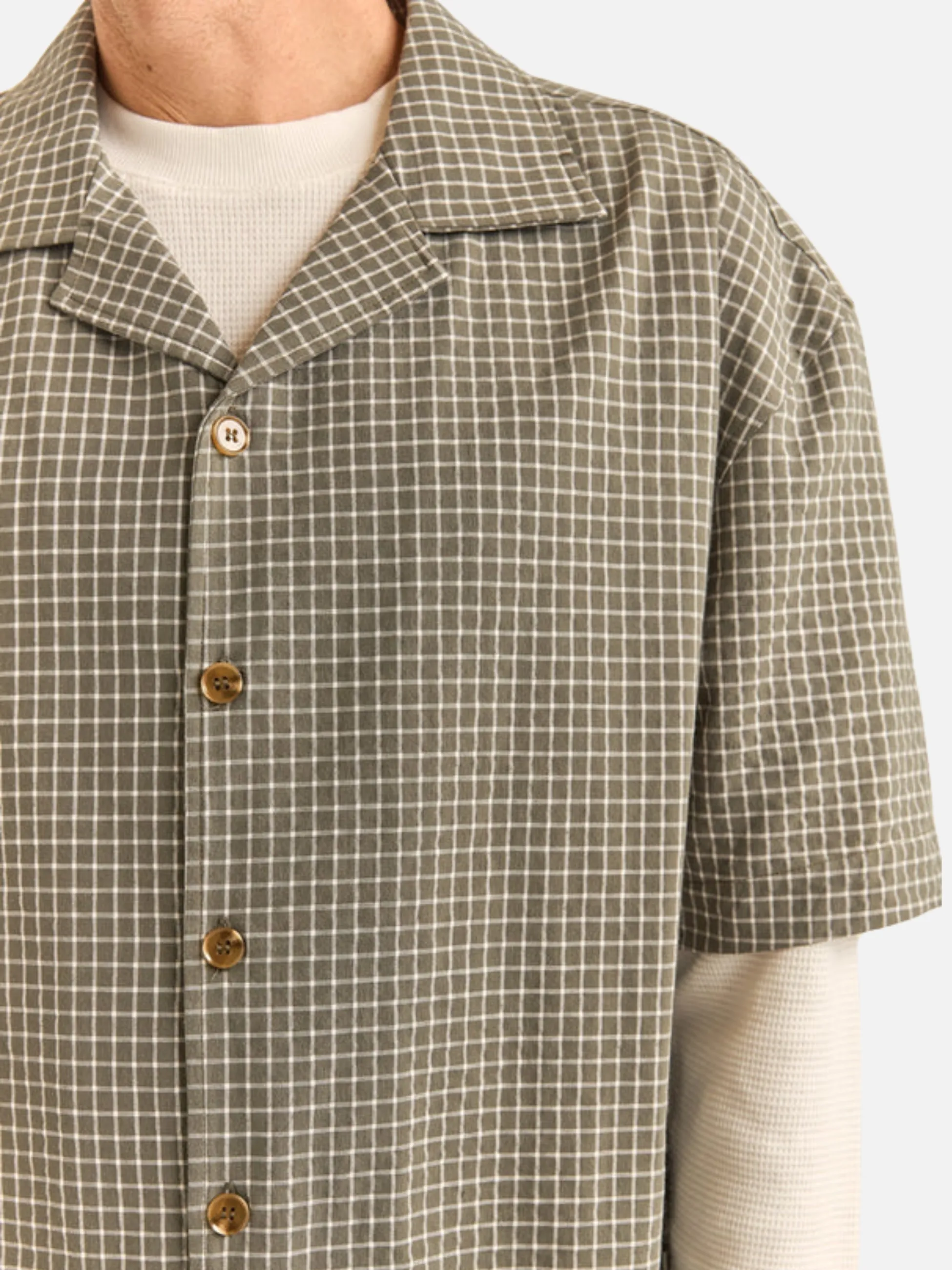 Rhythm Relaxed Check SS Shirt