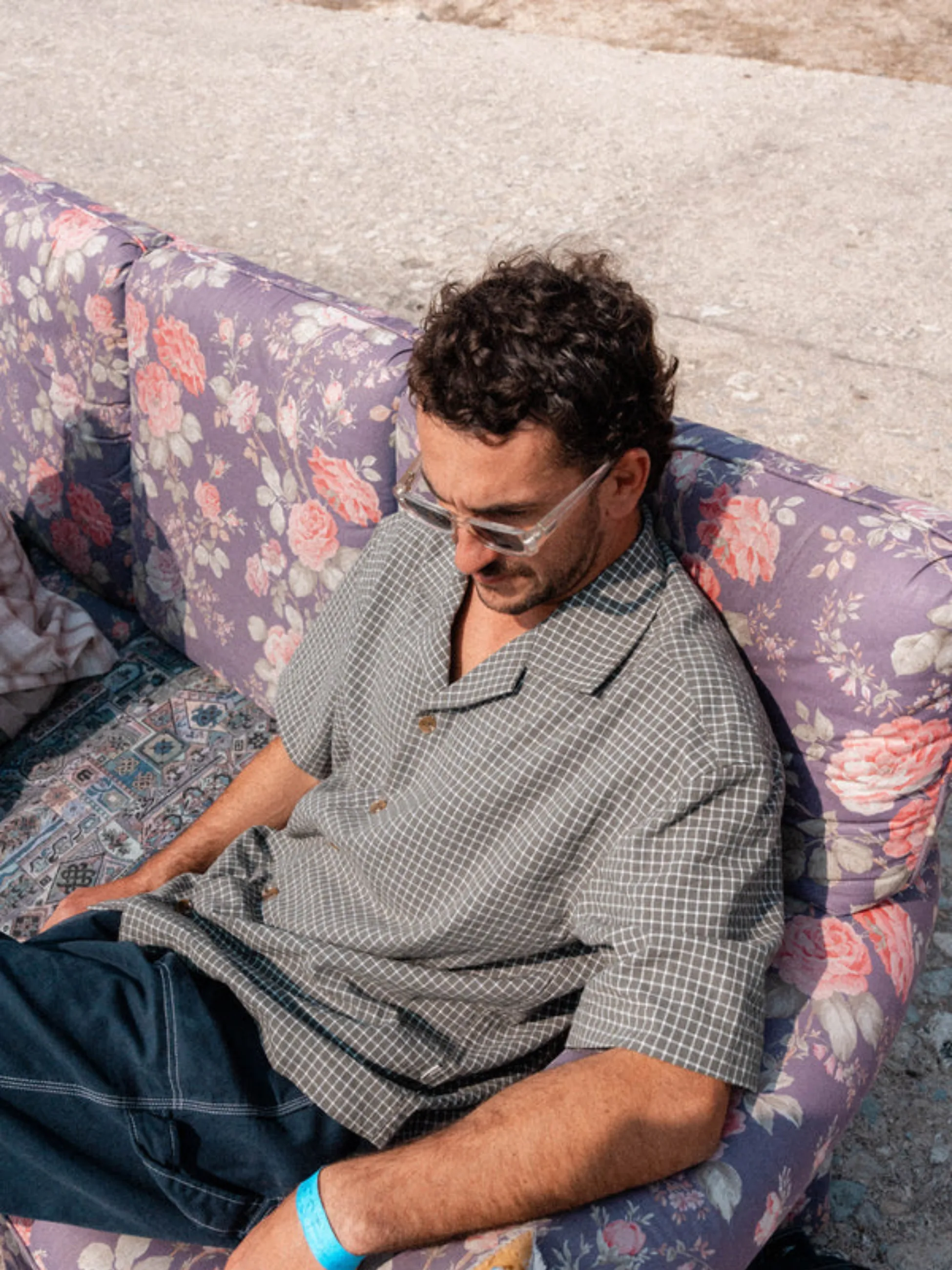 Rhythm Relaxed Check SS Shirt