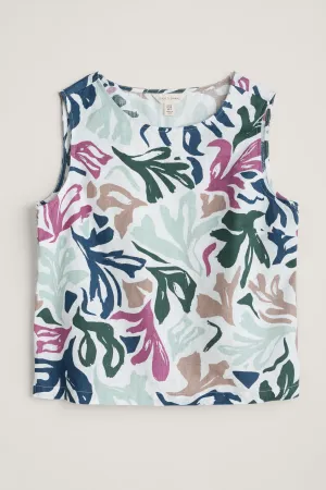 Seasalt Colour Study Top - Sea Frond Chalk