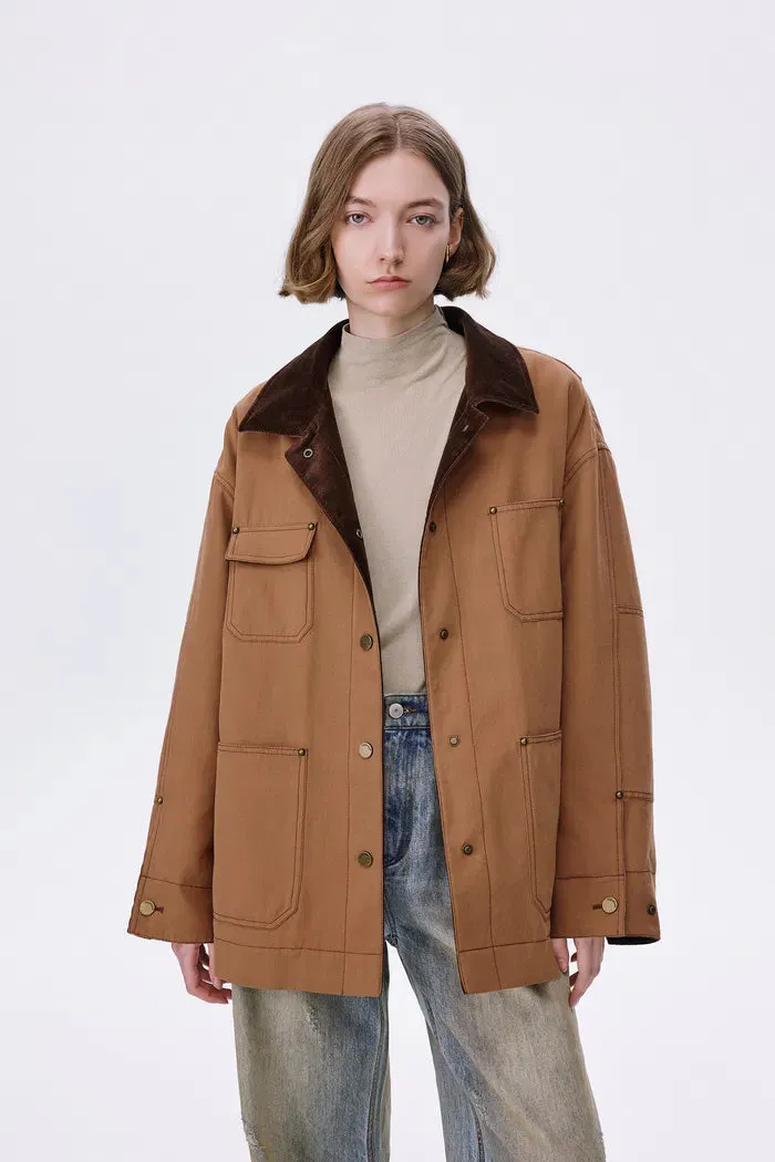 Shirley Quilted Jacket in Cotton Corduroy