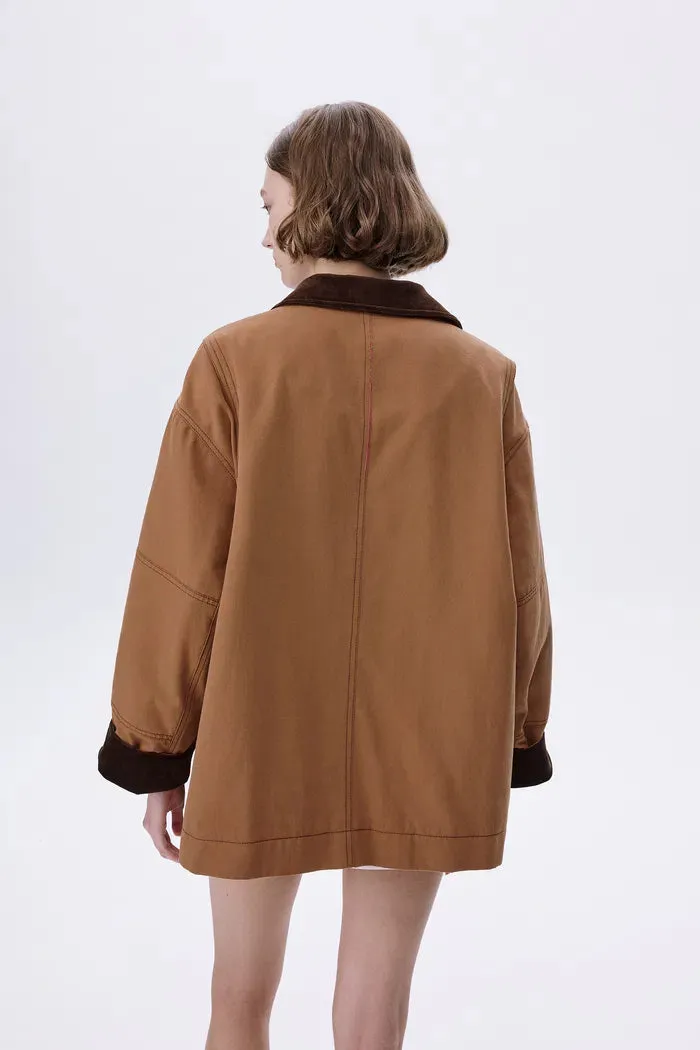 Shirley Quilted Jacket in Cotton Corduroy