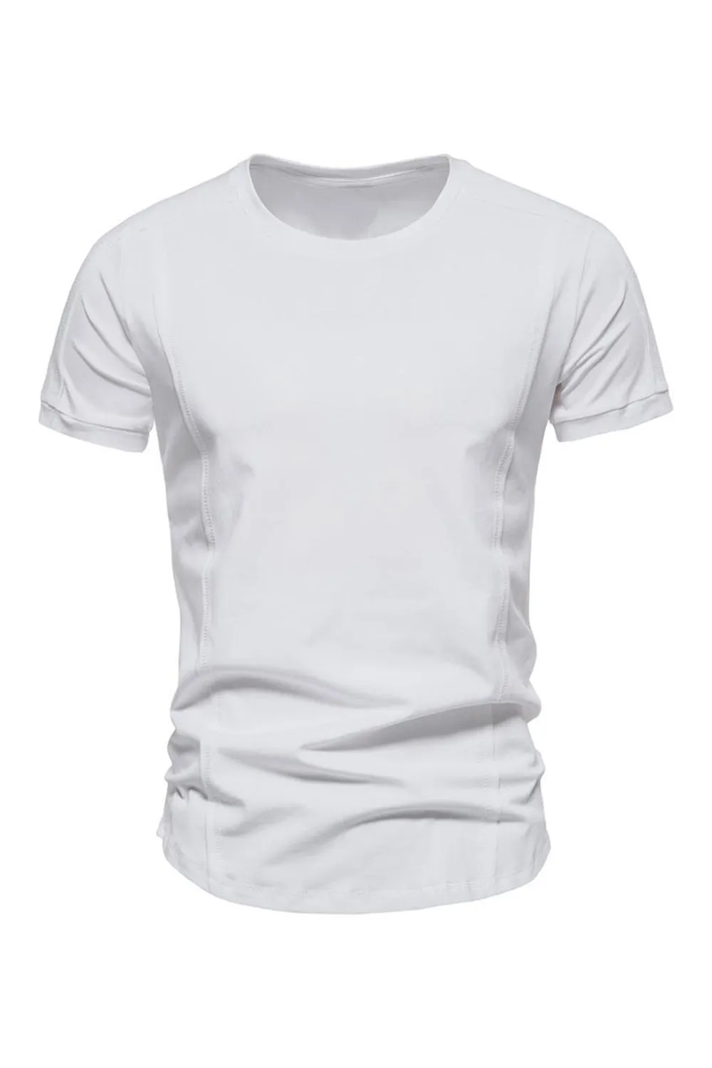 Slim Fit Black Summer Men's T-shirt