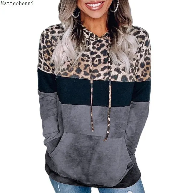 Soft as the animal on the print sweatshirt