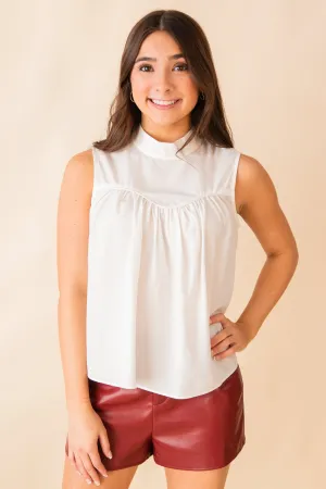 Stillness Mock Neck Tank